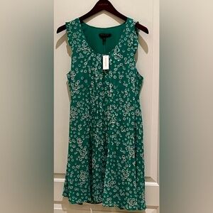 Banana Republic Teal Floral Dress
